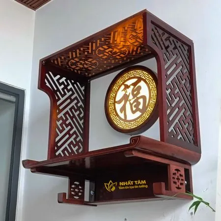 Trang thờ chữ Phúc treo tường - BTT5005