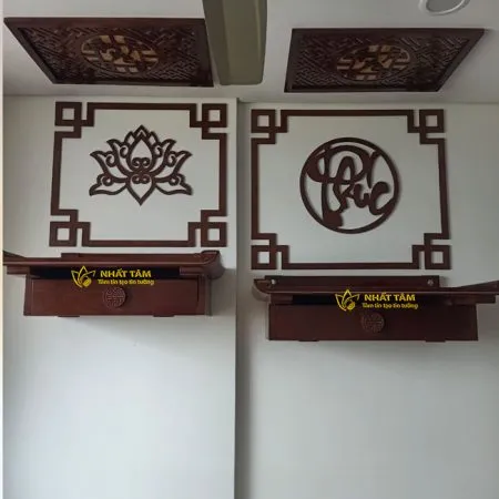 Bàn treo tường chữ Thọ thiết kế hiện đại - BTT5008