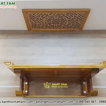 Trang thờ chung cư gỗ Mít - BTT5011