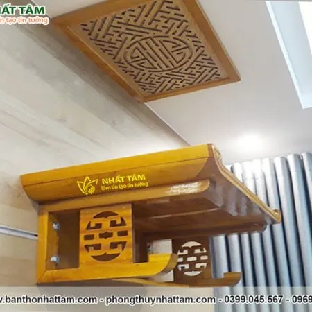 Trang thờ chung cư gỗ Mít - BTT5011