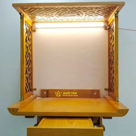 Trang thờ chung cư gỗ Mít - BTT5011