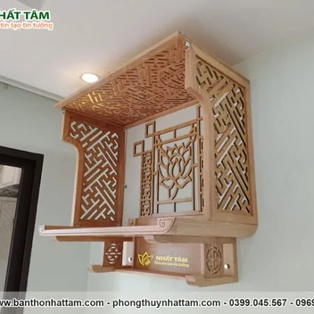 Trang thờ gia tiên đẹp - BTT5016