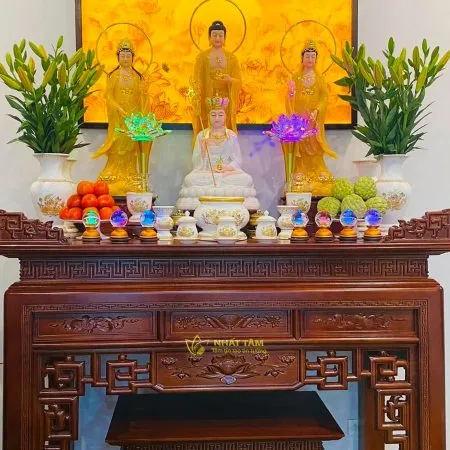 Tranh trúc chỉ hoa sen khung chữ nhật - TTC2003