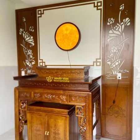 Bàn Thờ Phật Tam Cấp Trang Nghiêm - BD1027