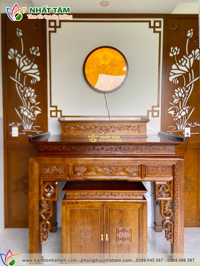 Bàn Thờ Phật Tam Cấp Trang Nghiêm - BD1027