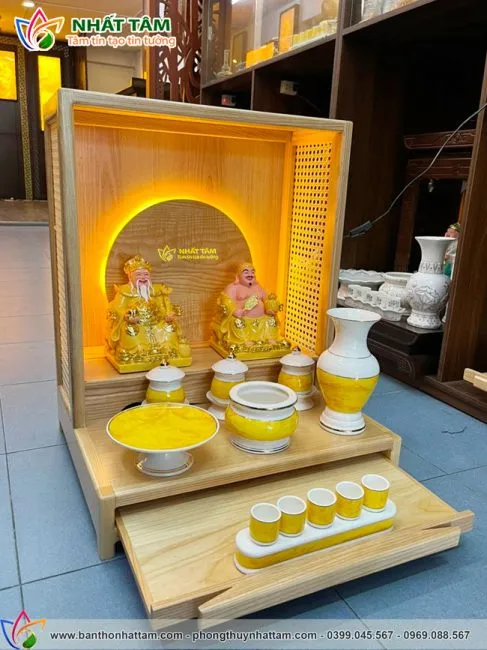 Bàn thờ Thần Tài Ông Địa Mẫu Mới 2023 - BTTT3016