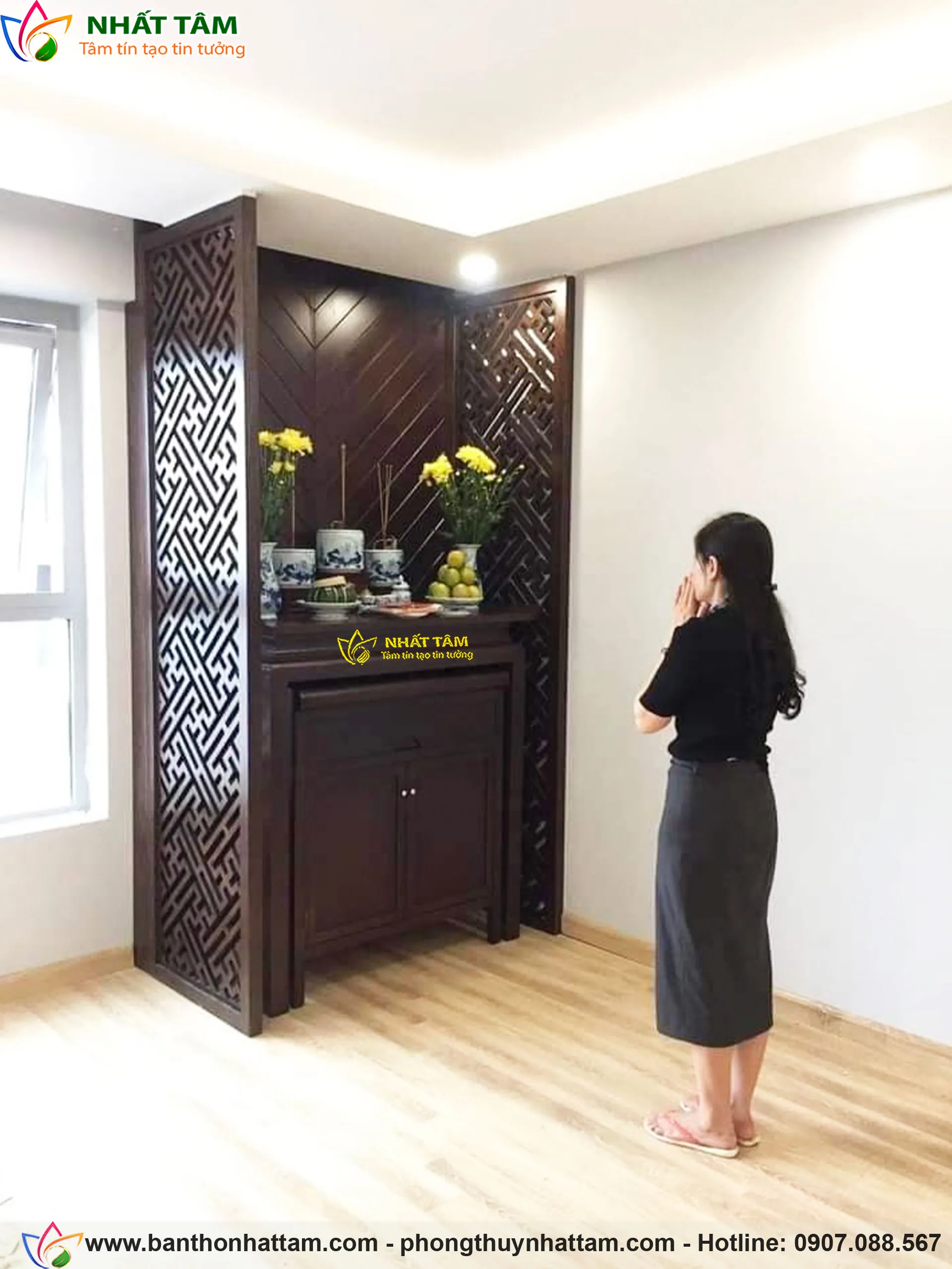 cách bày bàn thờ gia tiên
