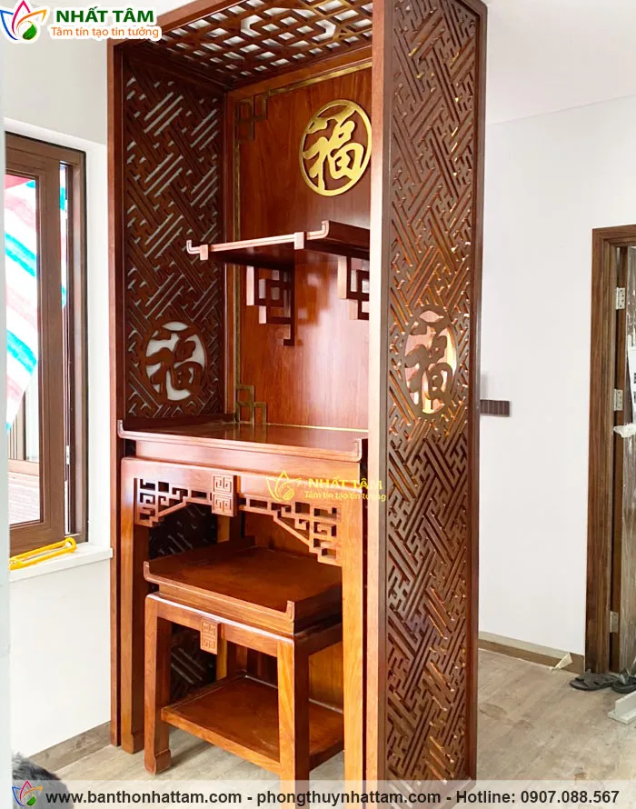 Bàn thờ chung cư là phong cách mới cho không gian thờ